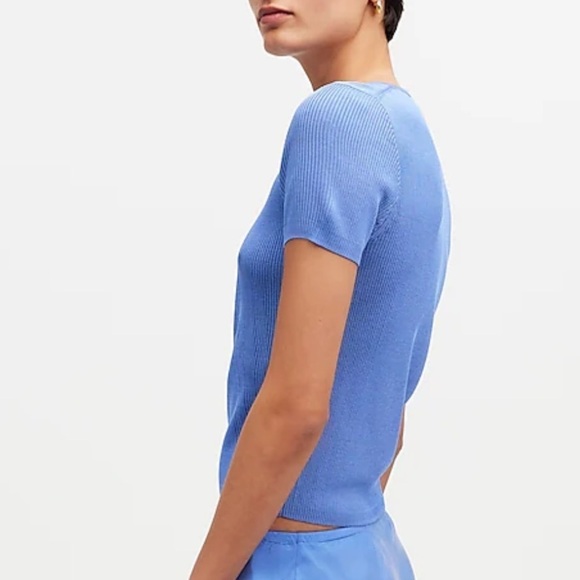 Madewell Celeste Micro-Rib Sweater Tee - Picture 3 of 6